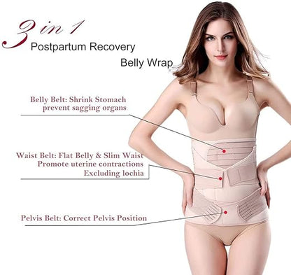 3 in 1 Abdominal & Back Support Belt